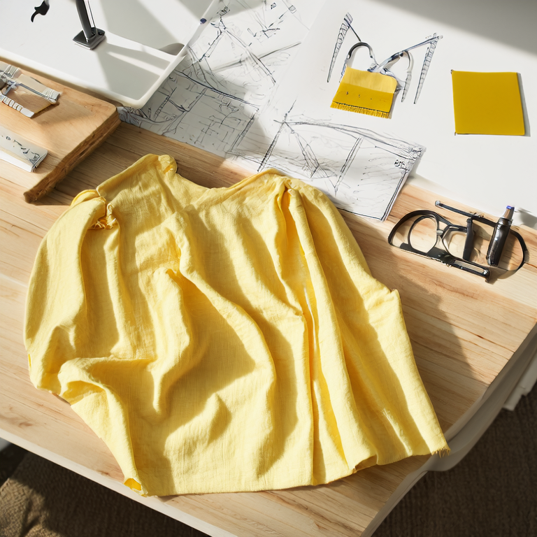 Bright Yellow Cotton Fabric Designs