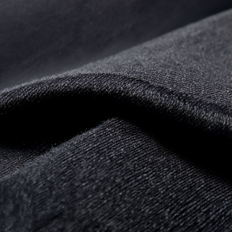 Exploring the Texture of Black Cotton Velvet Fabric