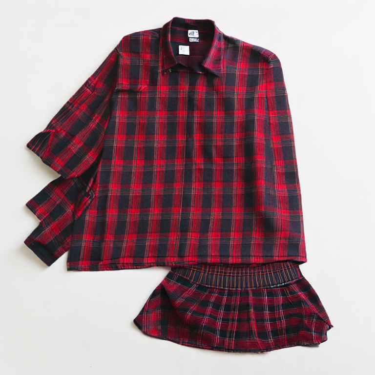 Plaid Cotton Fabric: Timeless Patterns for Shirts and Skirts