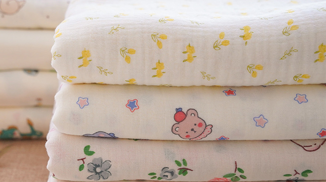 DOUBLE LAYER MUSLIN FOR BABY & TODDLER PRODUCTS